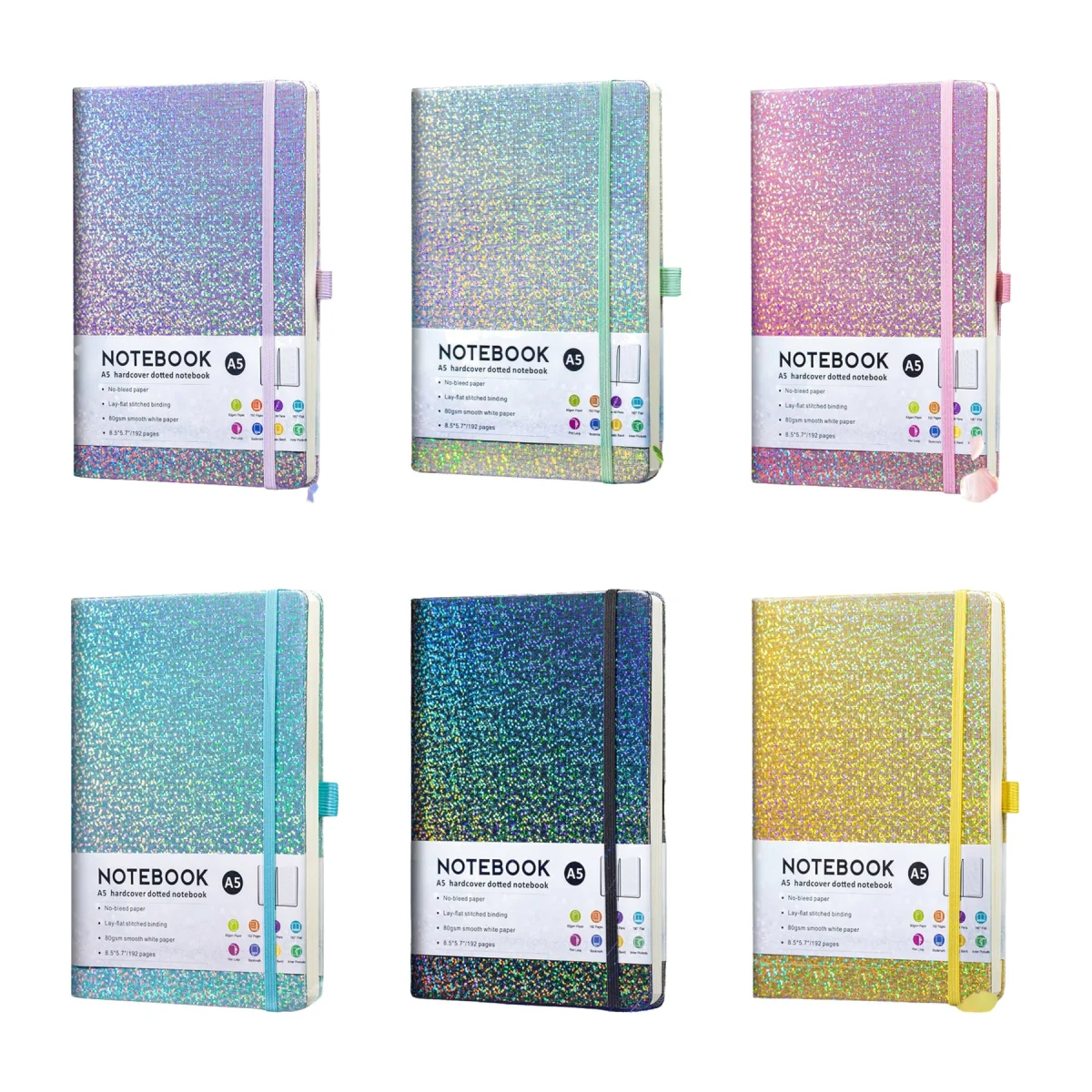 Gypsophila PU Executive Notebook