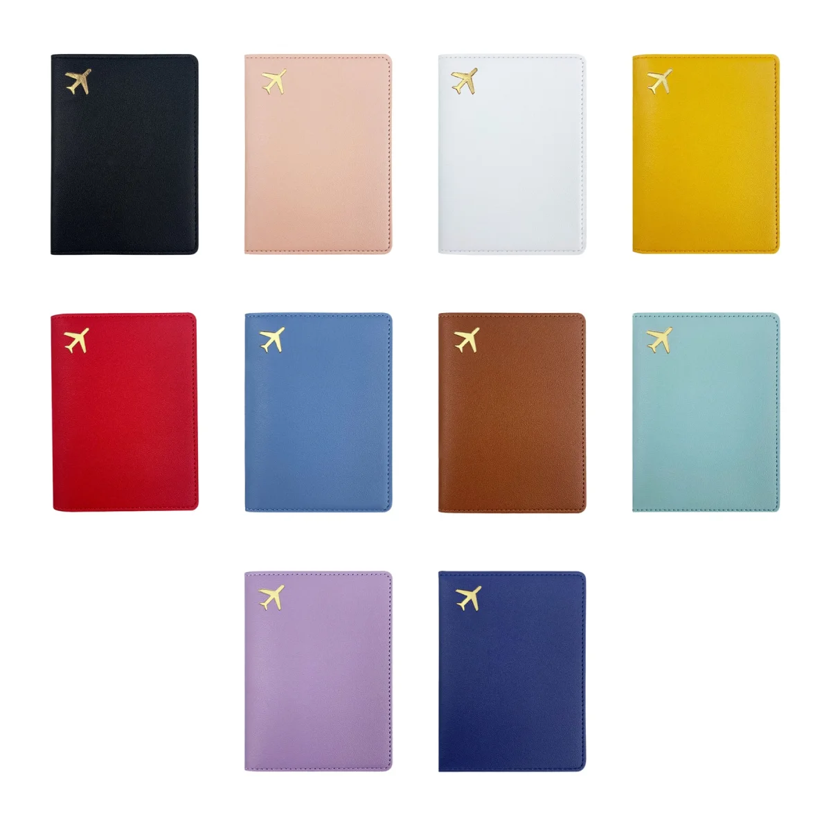 Multicolor PU Passport Holder