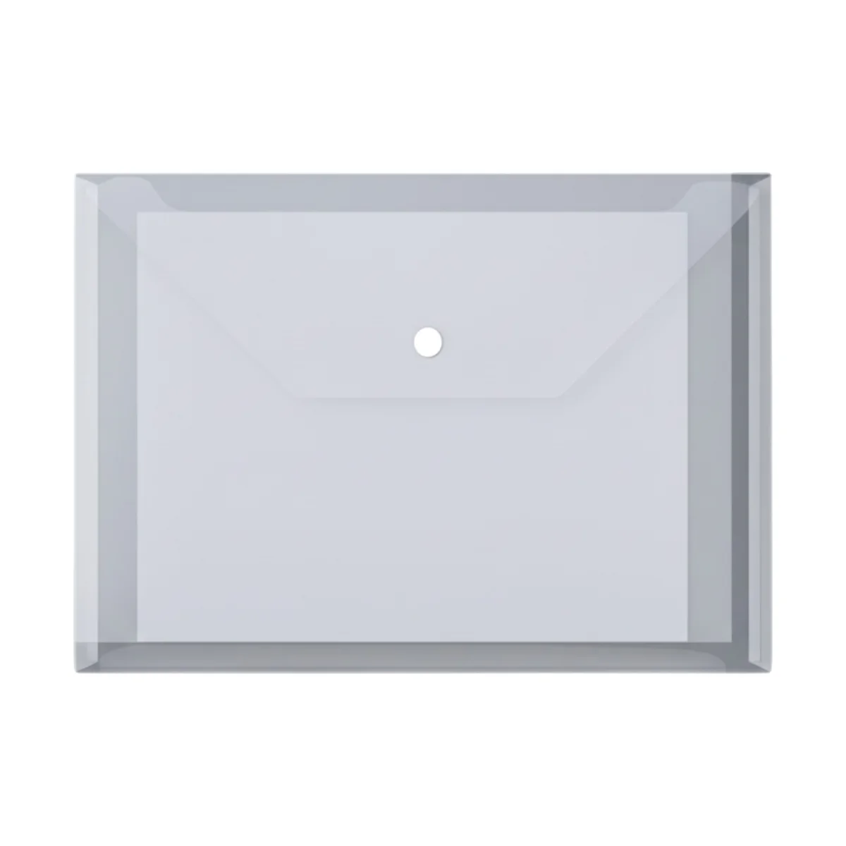 Clear Snap-Fastener A4 Document Pouch