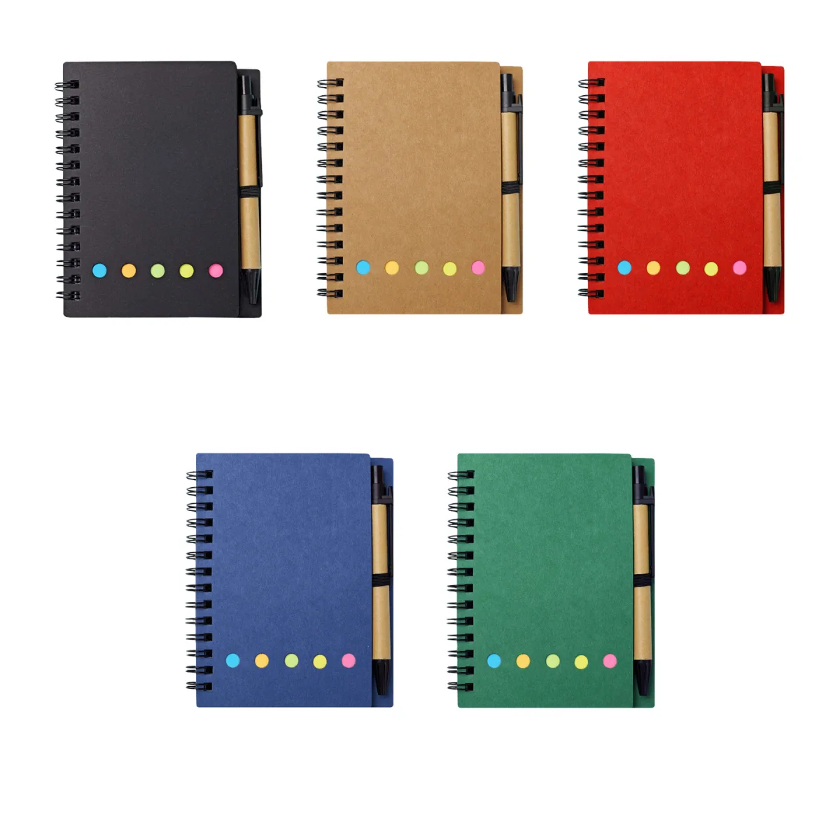 Kraft Paper Bound Notebook Set