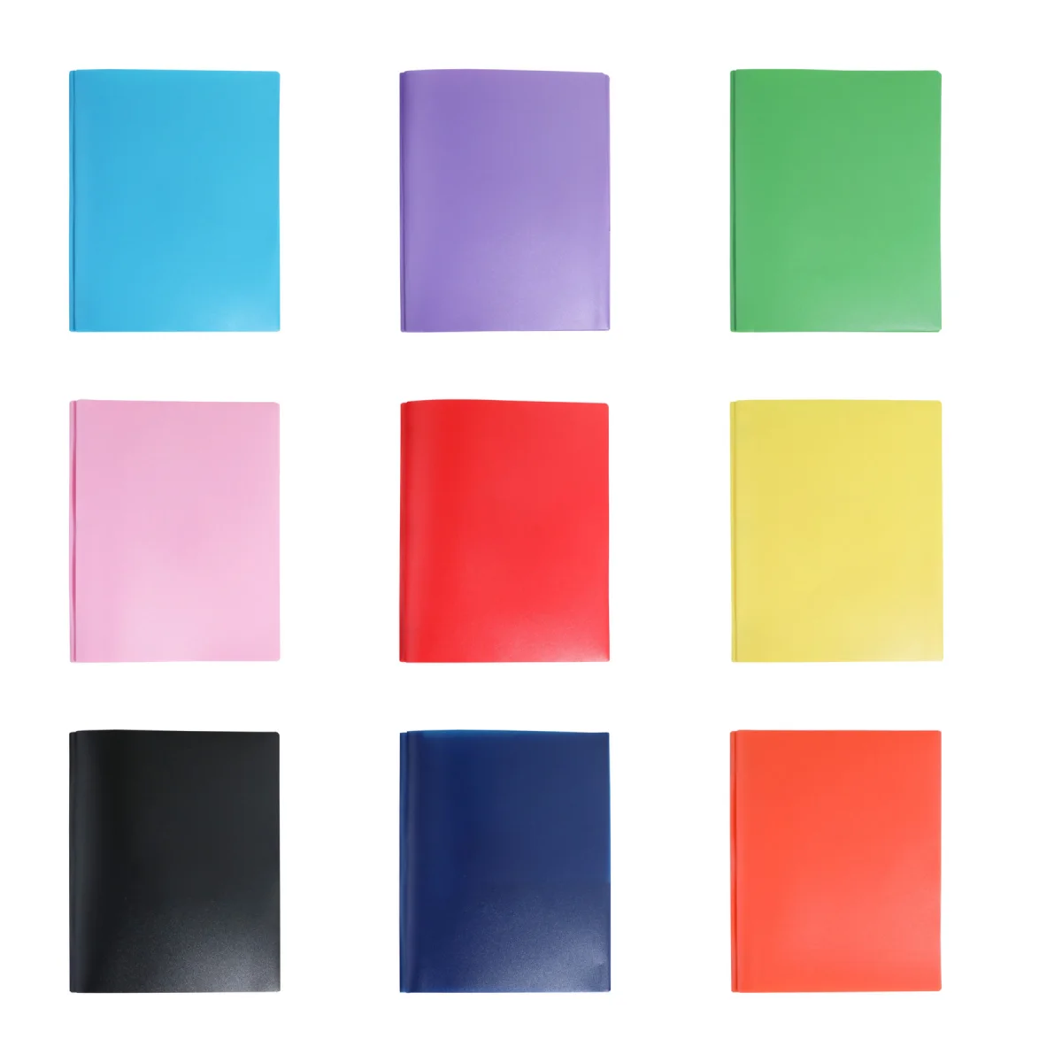 Double-Port Pp Tadpole Clip Folder