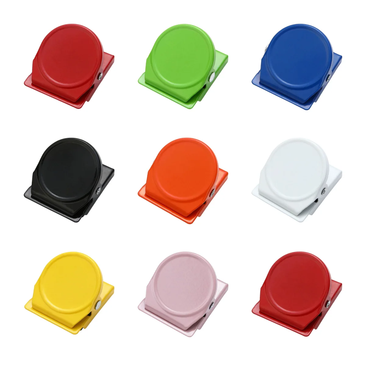 Colorful Metal Magnet Memo Clips