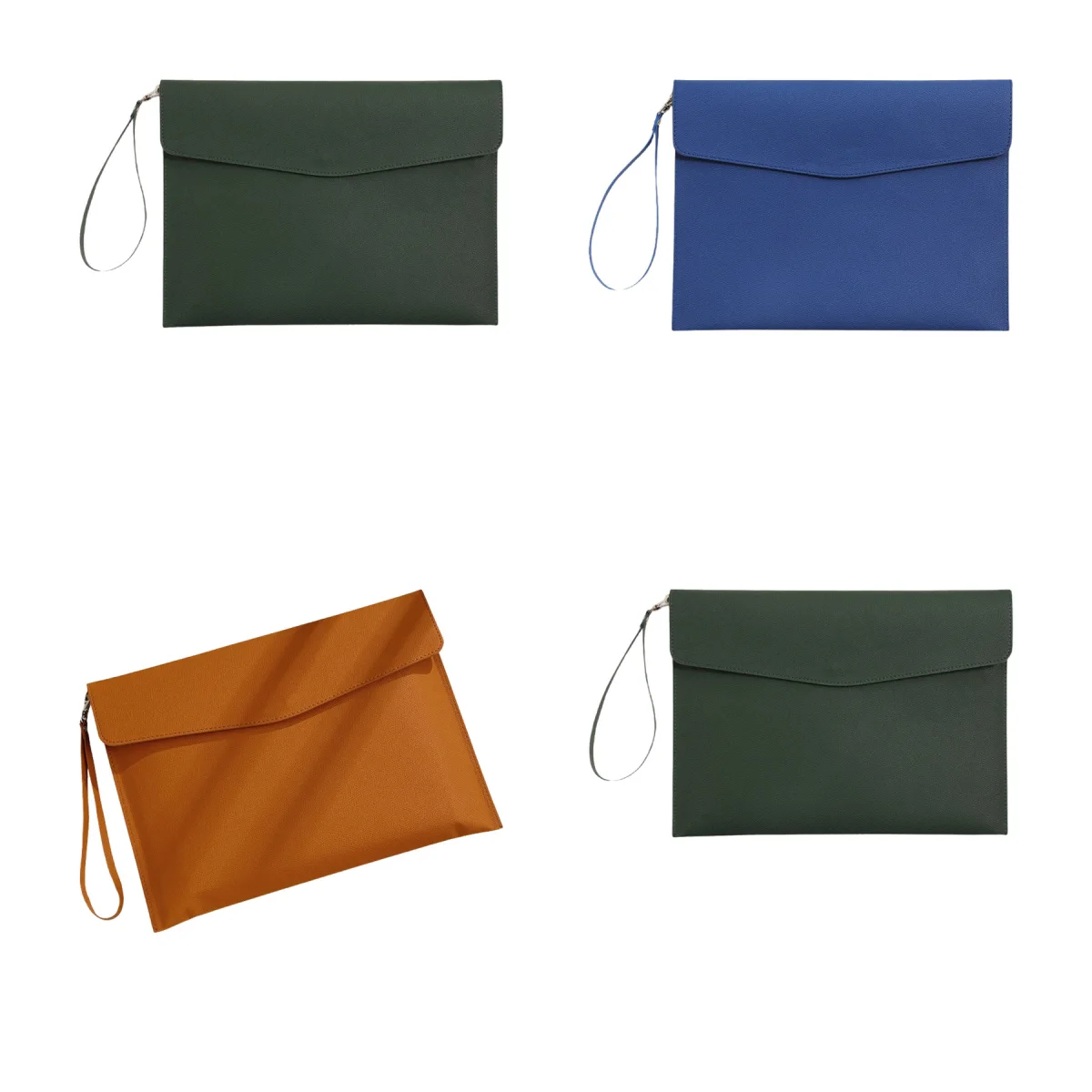 Thickened Leather A4 Document Briefcase Bag