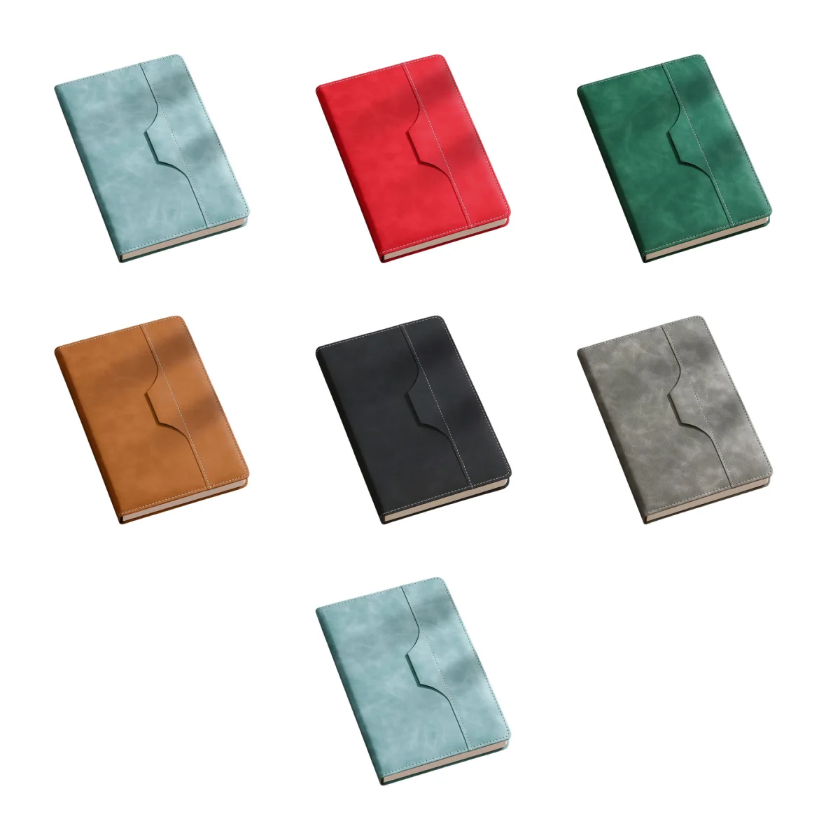 Leather Notebook With Pen Holder Slot