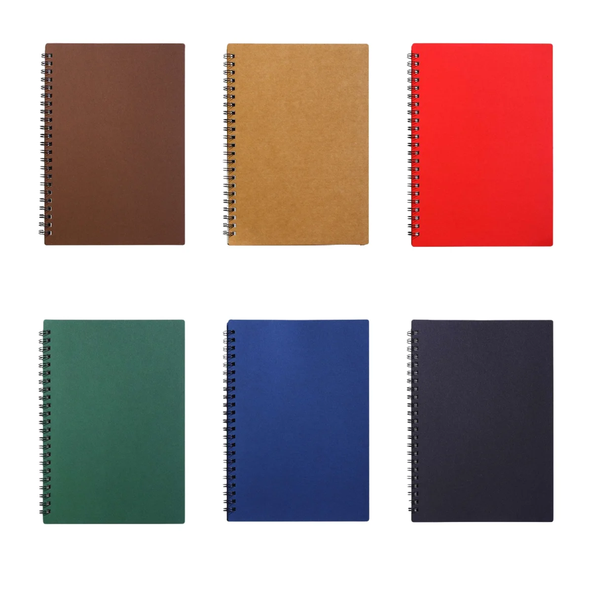A5 Kraft Cover Spiral Notebook