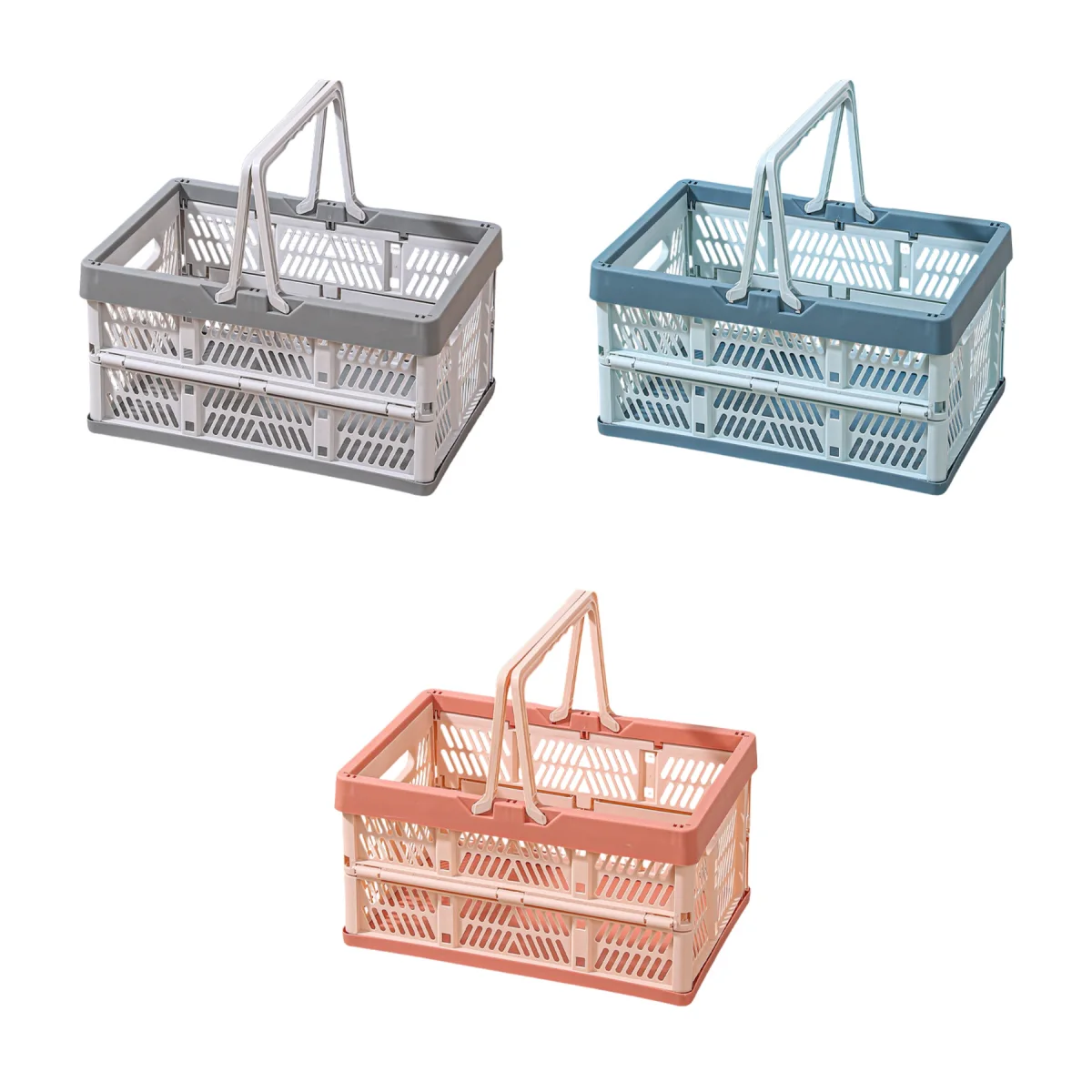 Portable Collapsible Storage Baskets