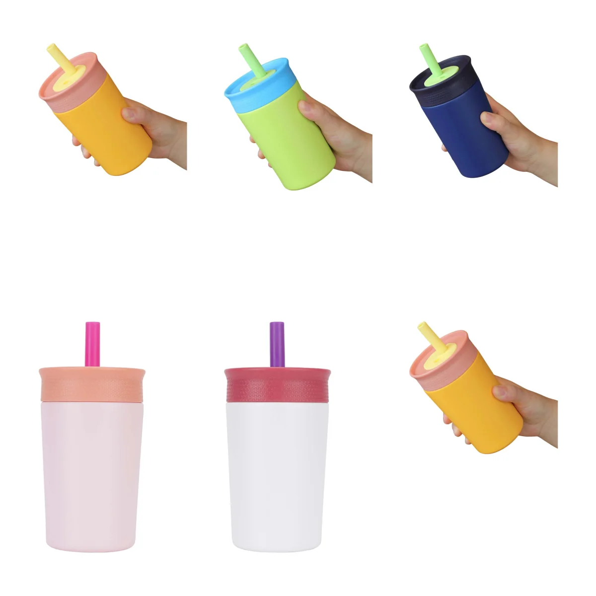 Portable Stainless Steel Straw Insulated Cup