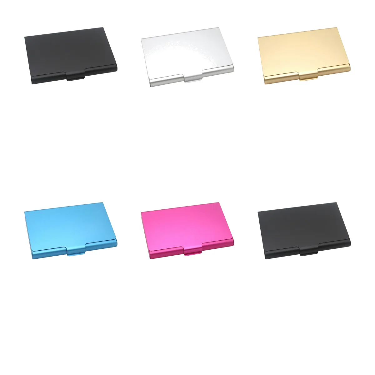 Portable Aluminum Business Card Box