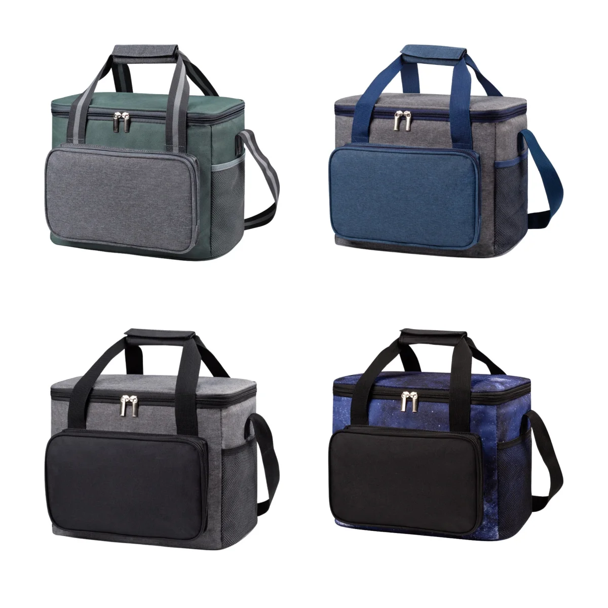 Outdoors Colorblock Insulation Lunch Bag