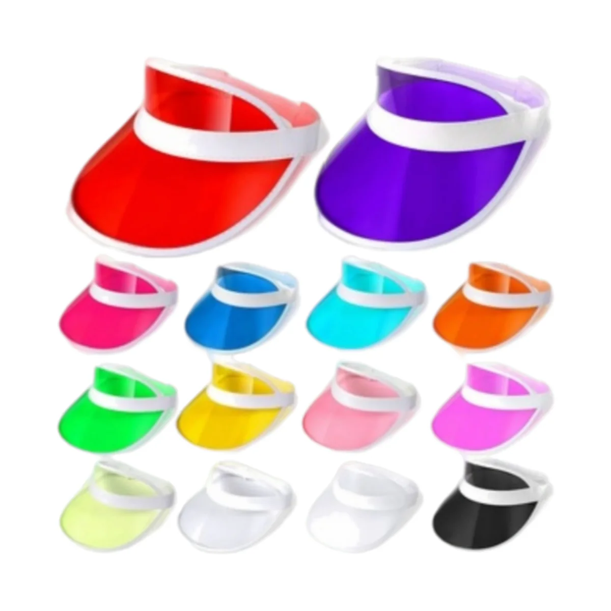 Unisex Plastic Sun Visor
