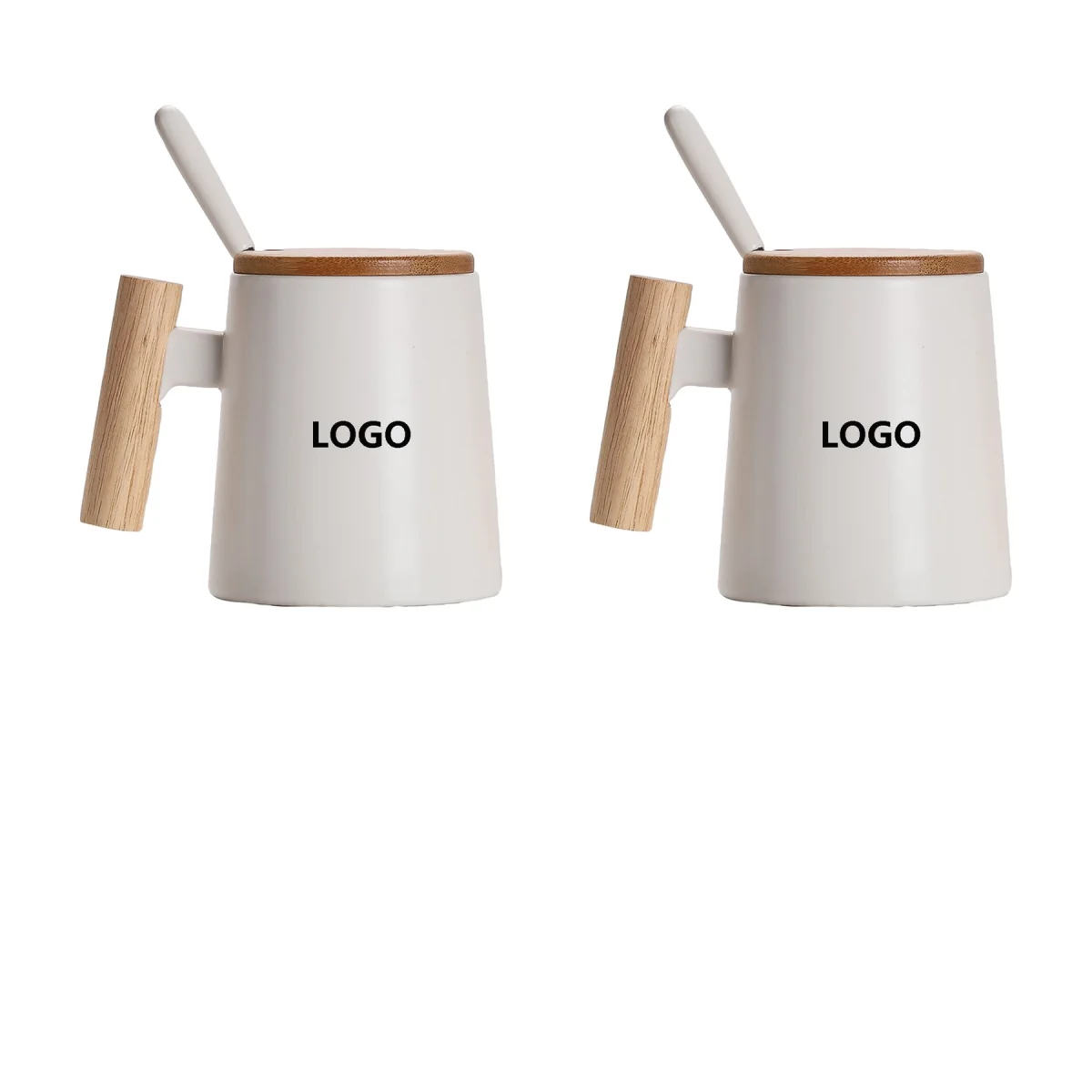 13Oz Ceramic Coffee Cup With Lid