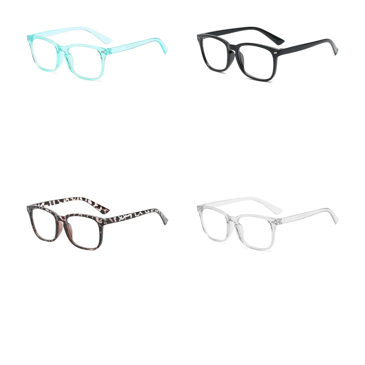 Square Rivet Retro Eyeglass Frames