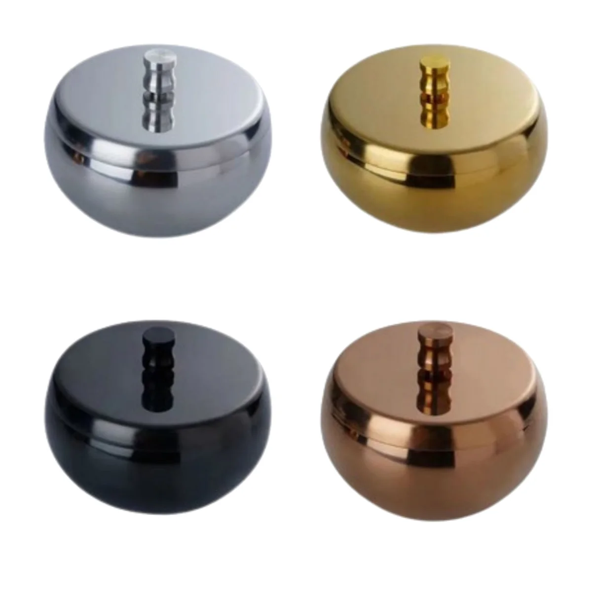 Portable Drum Shaped Ashtray Lid