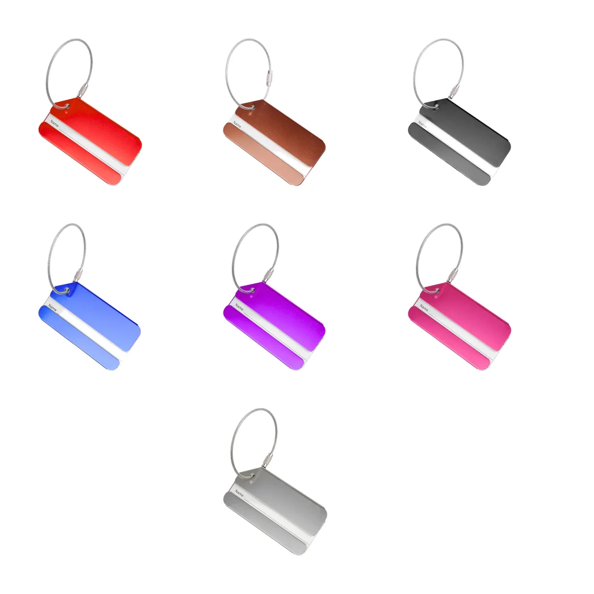 Aluminum Alloy Travel Luggage Tag