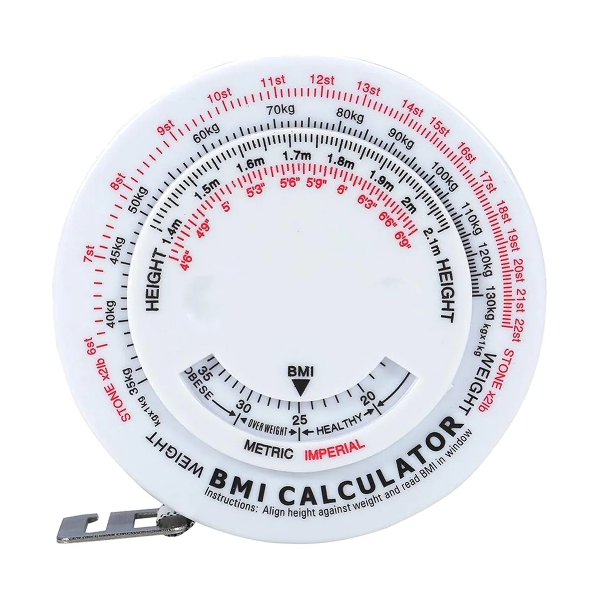 Bmi Tape Measure With Calculator