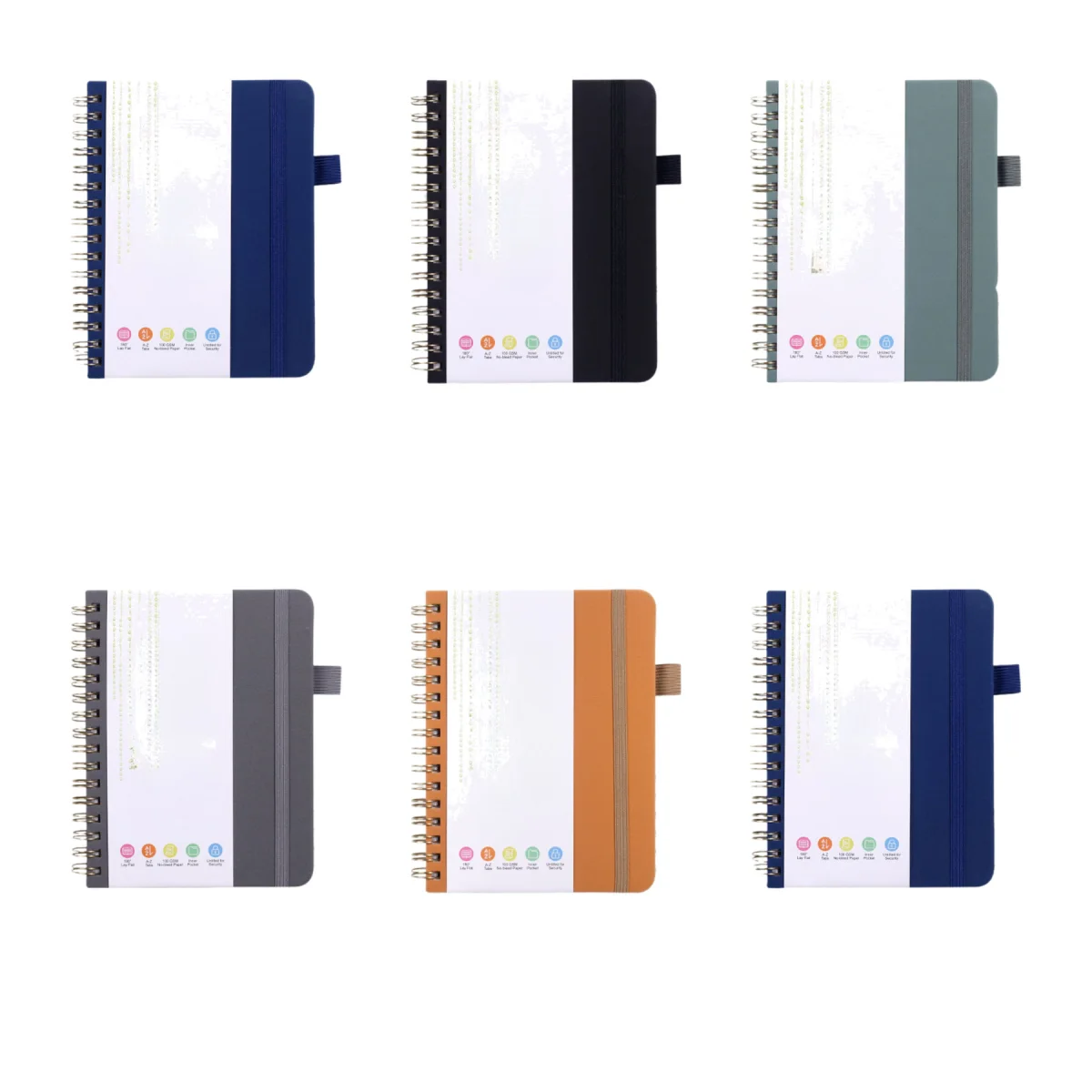 Lockable Leather Password Notebook