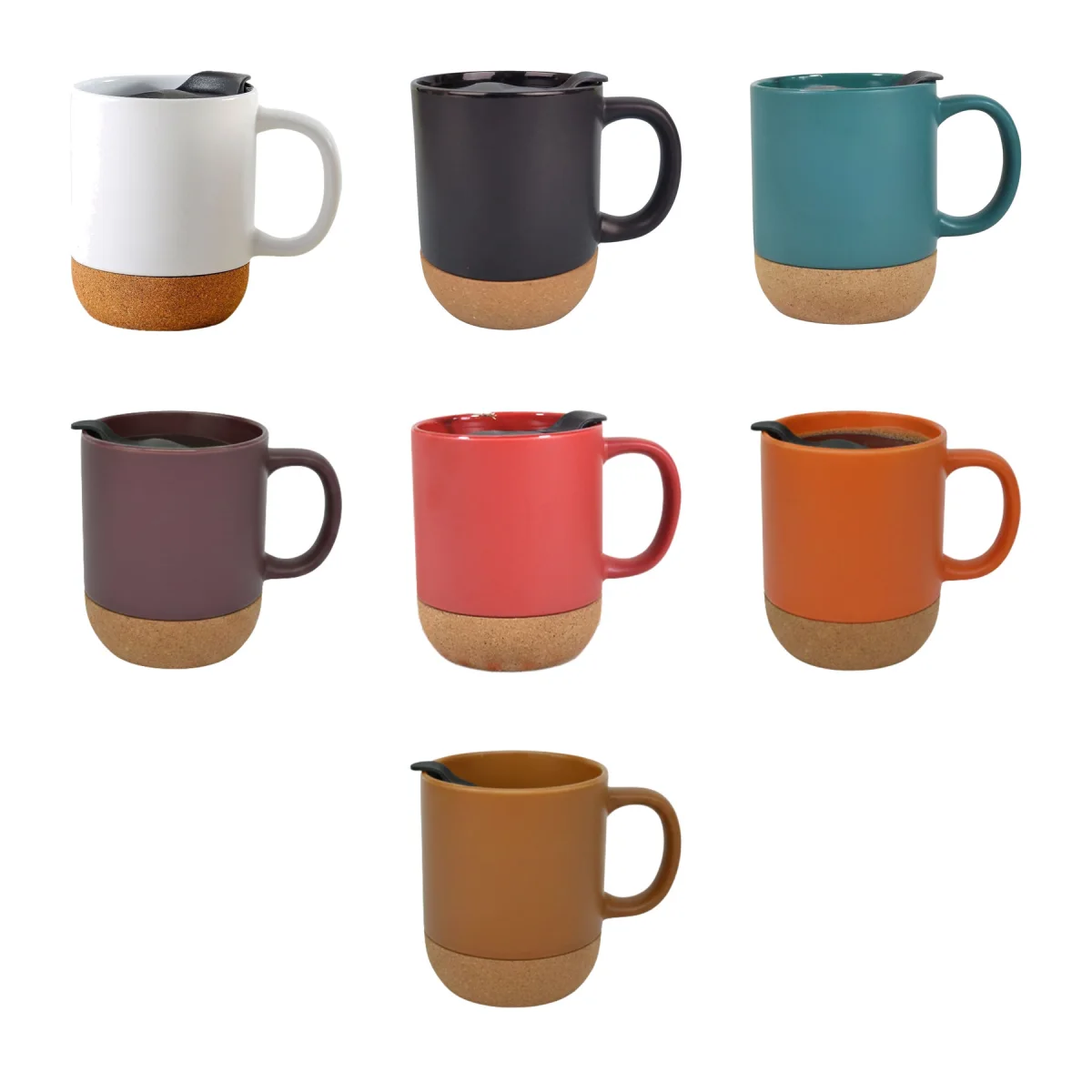 Cork Bottom Ceramic Mug