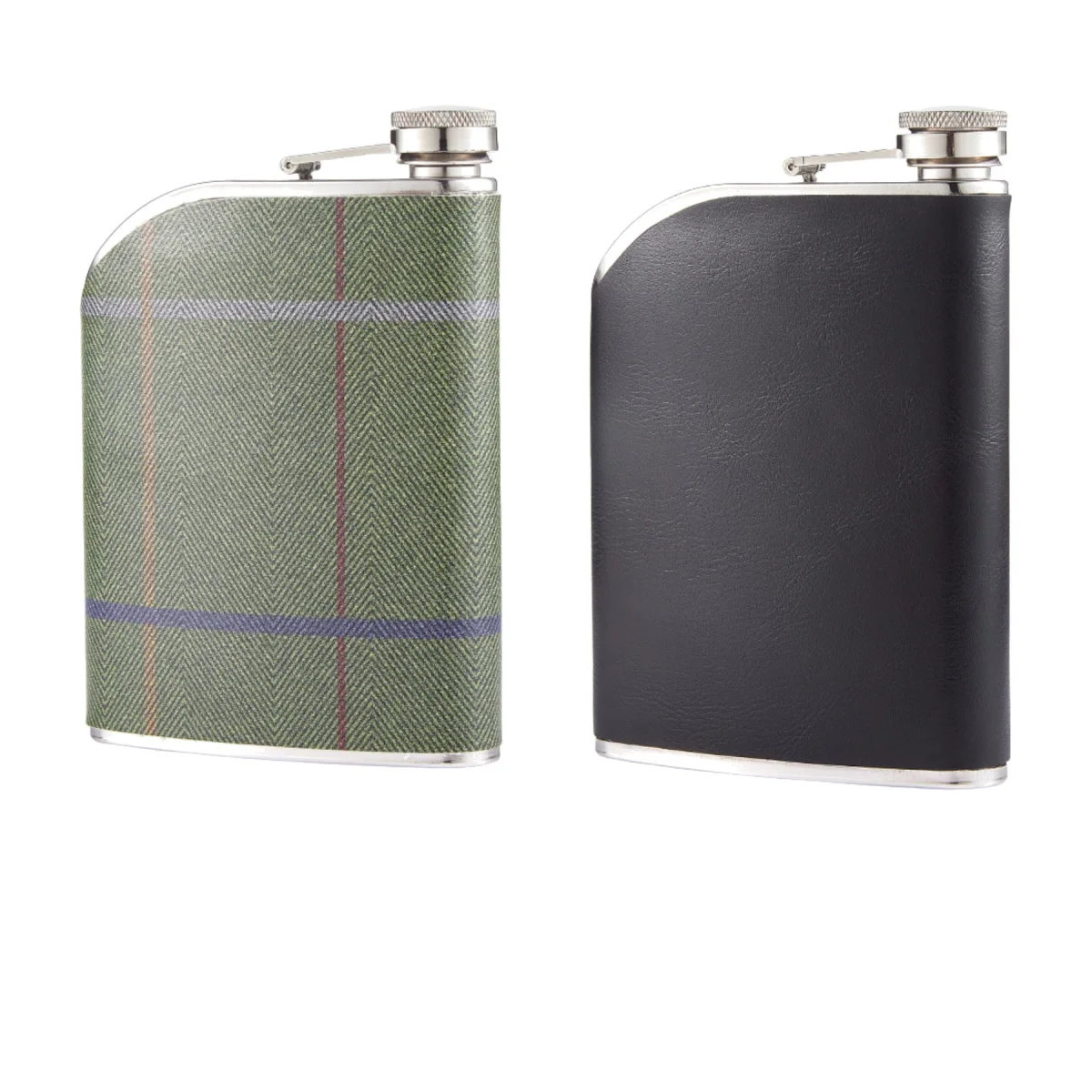 Premium Leather Steel Flask