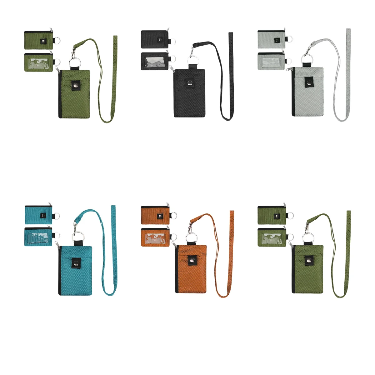 Key Ring Card Case For Neck Hanging