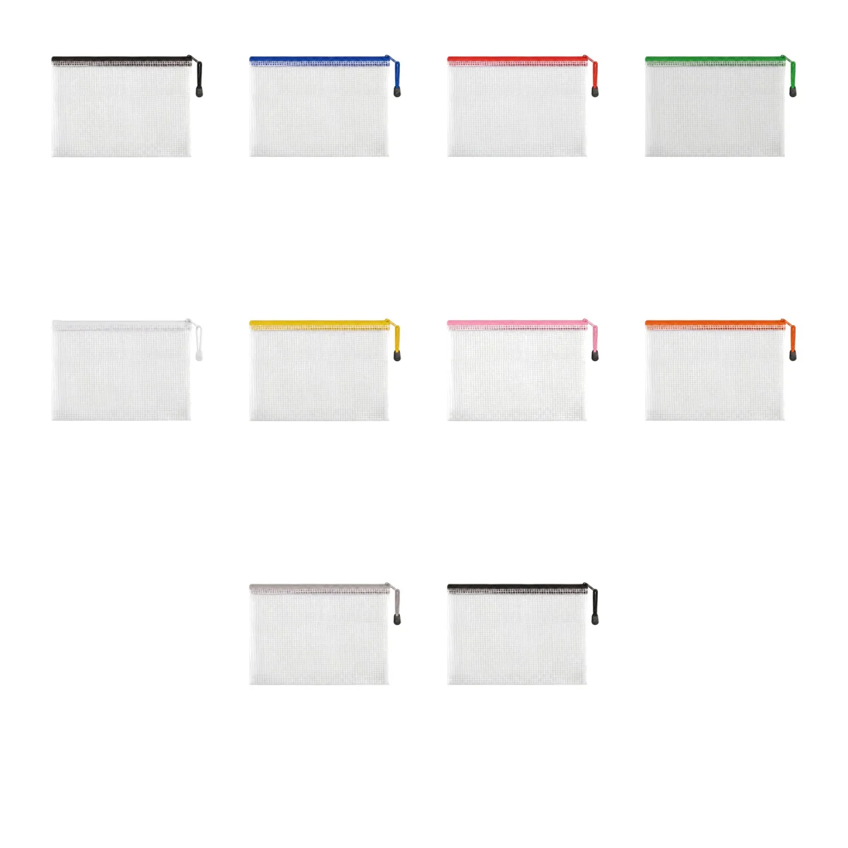Zipper Mesh File Pouch