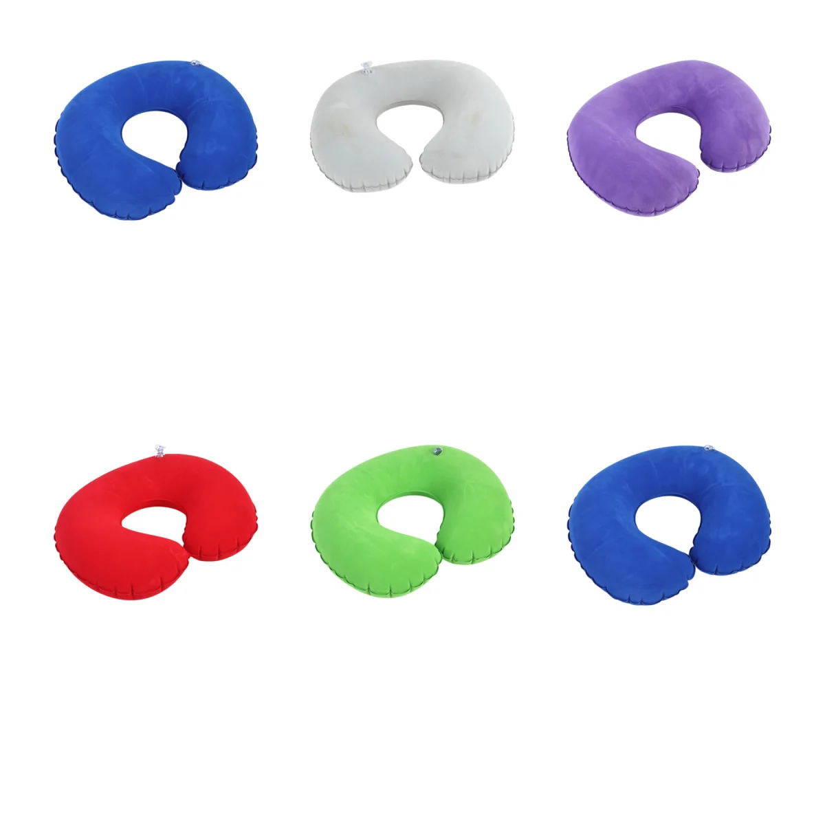 Inflatable Flocked Neck Pillow