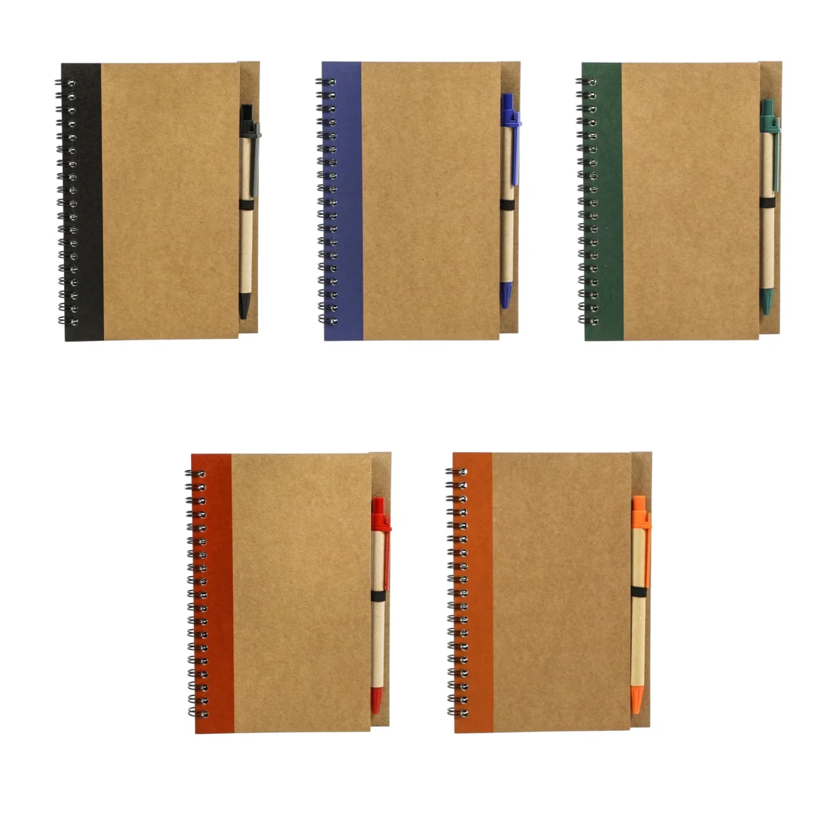 Kraft Spiral Pocket Notebook