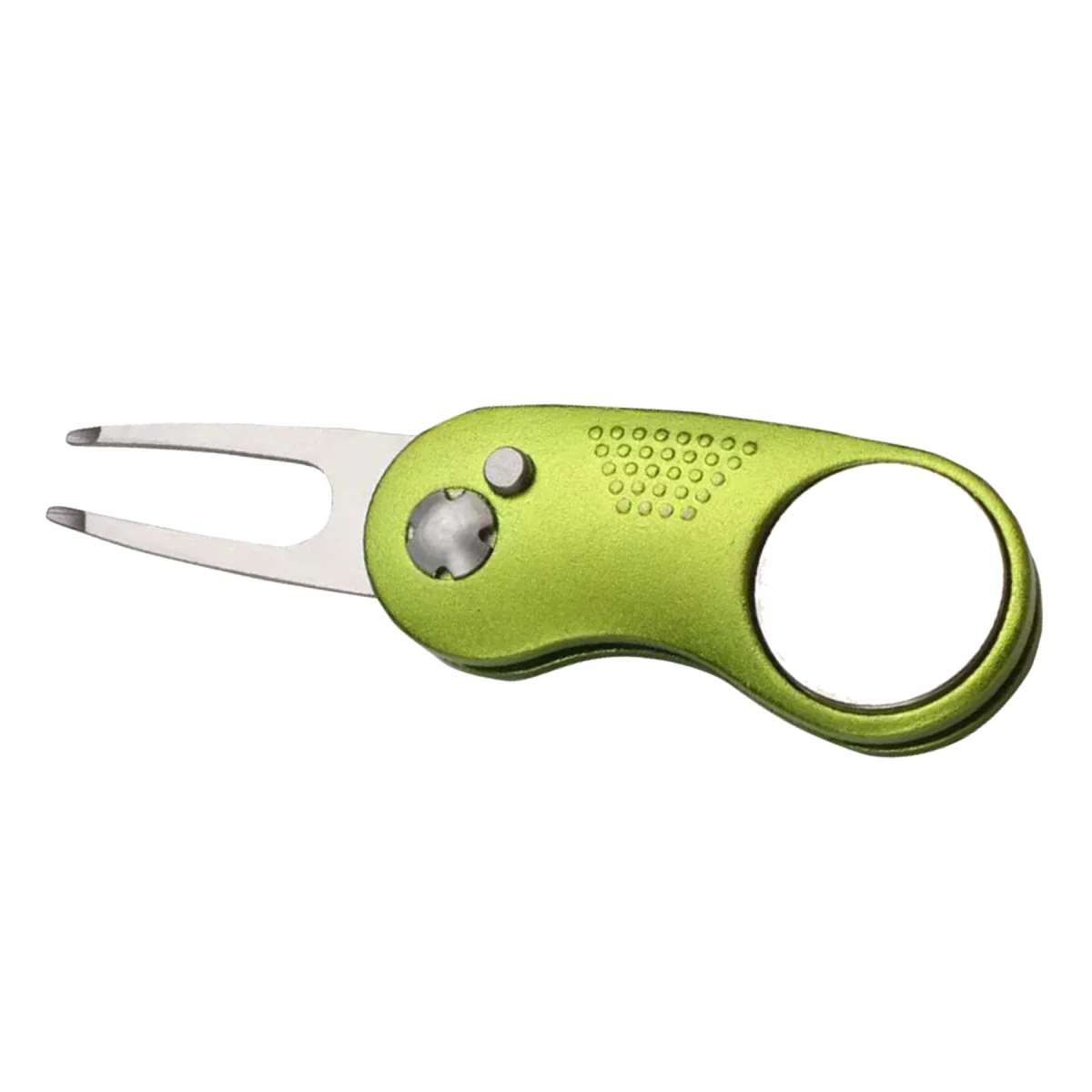 Folding Golf Divot Repair Fork Alloy Tool