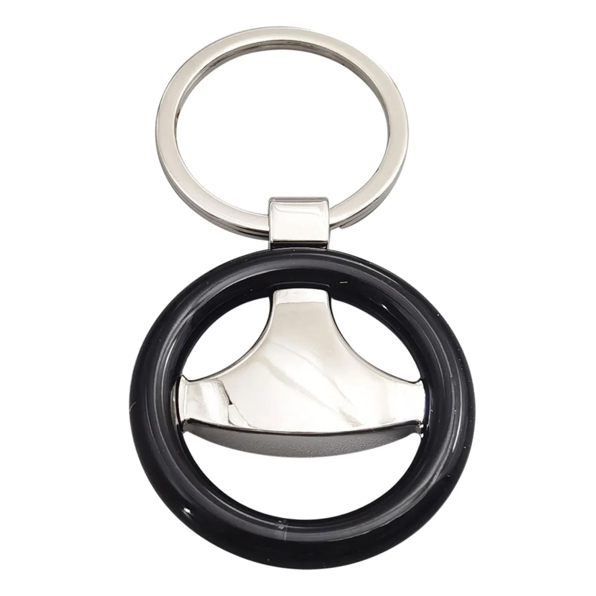 Mini Steering Wheel Keychain Zinc Alloy Car Key Ring