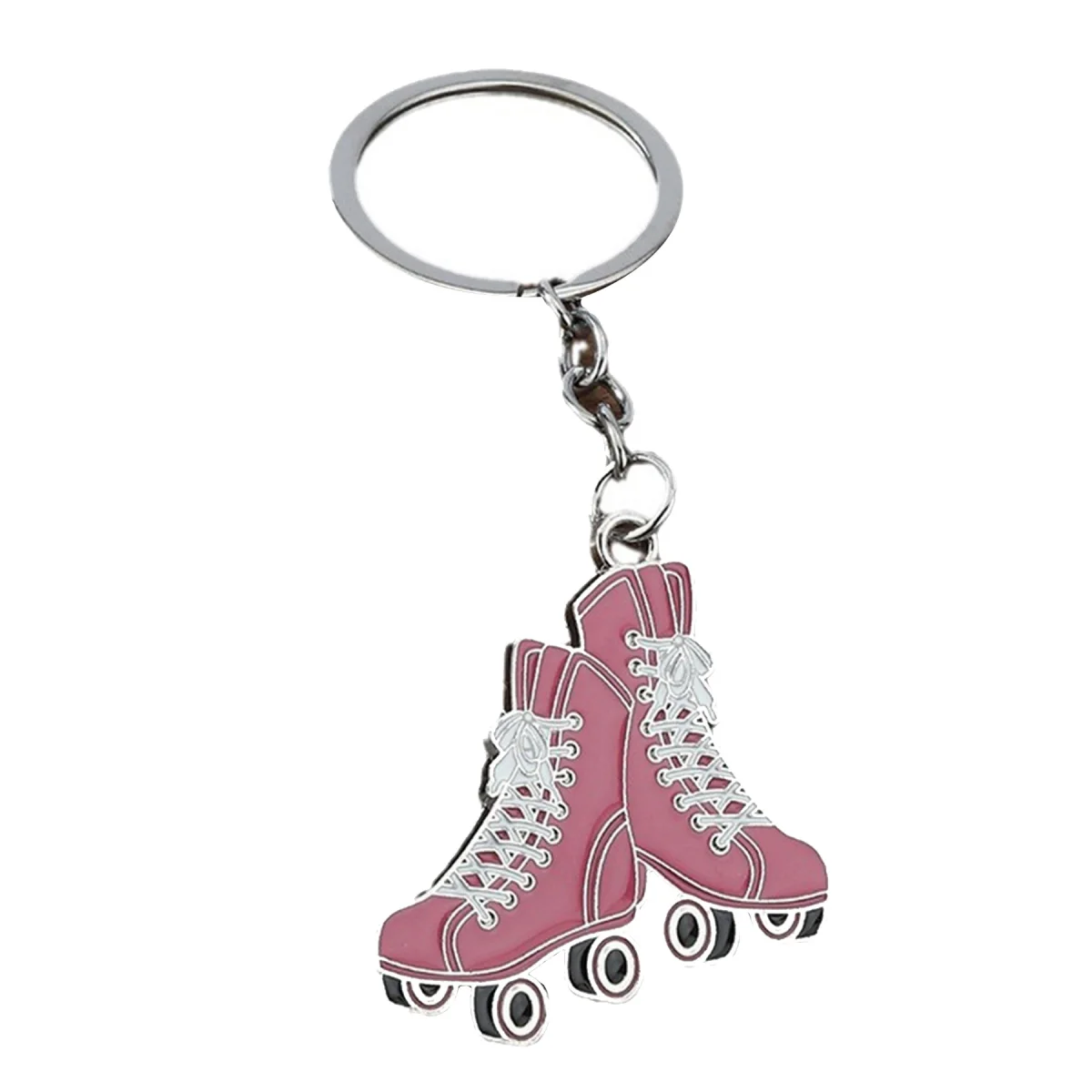 Retro Roller Skate Keychain Zinc Alloy Charm