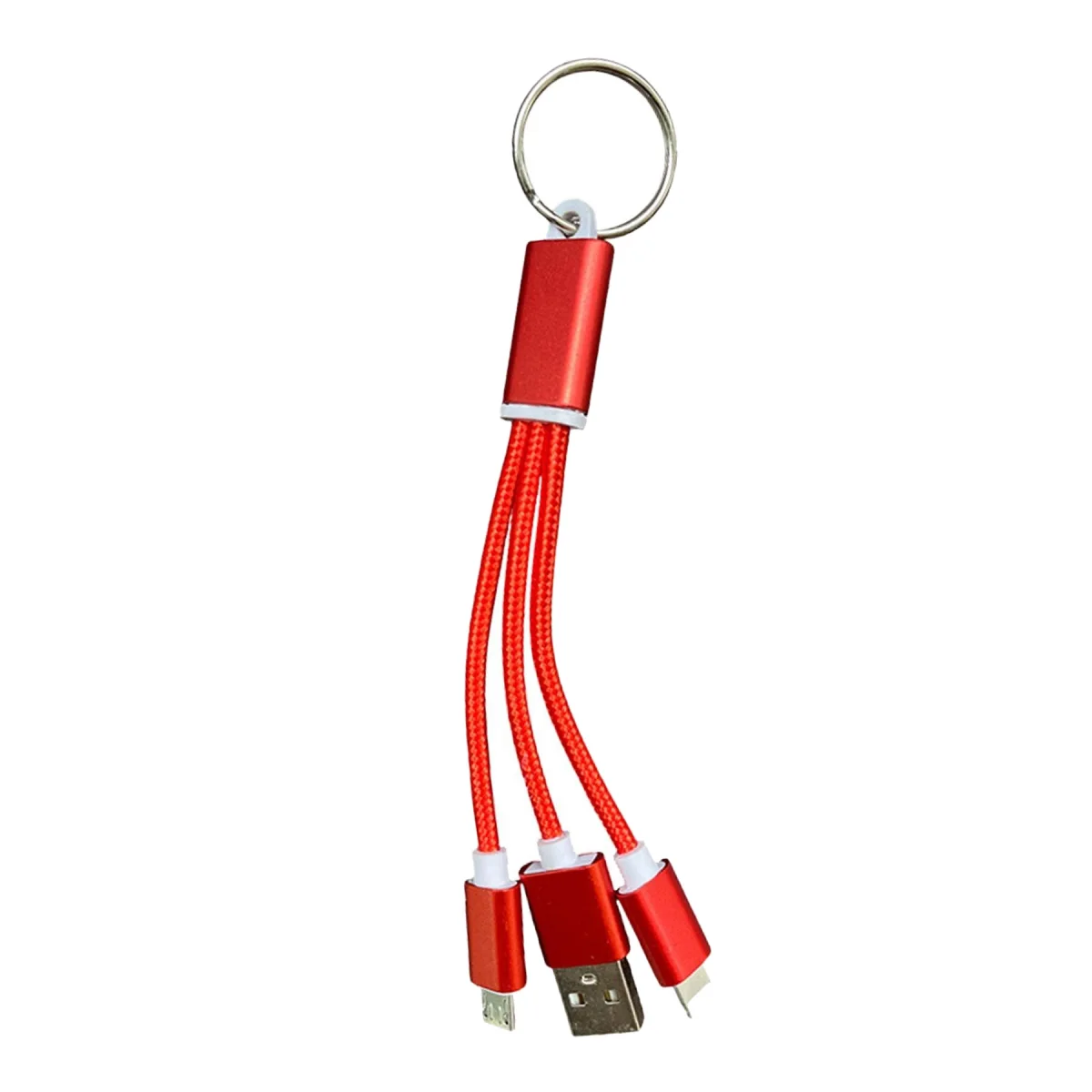 Multi Port Charging Cable Keychain