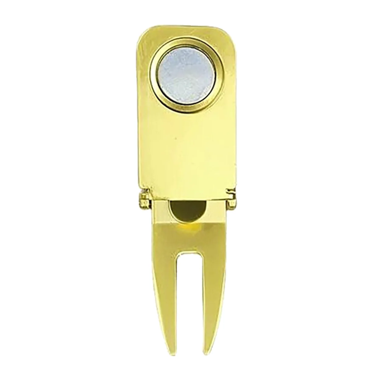 Golf Divot Fixer Cigar Rest Zinc Alloy Gold