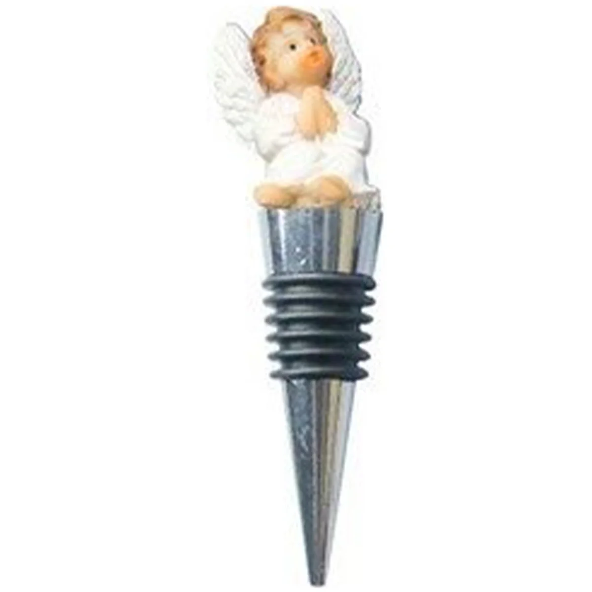 4 Angel Cherub Wine Bottle Stoppers Party Gift Set