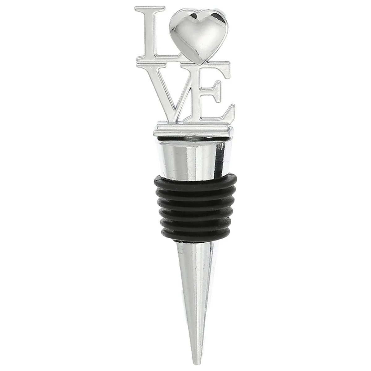 Heart Shaped Alloy Wine Stopper for Parties & Gifts