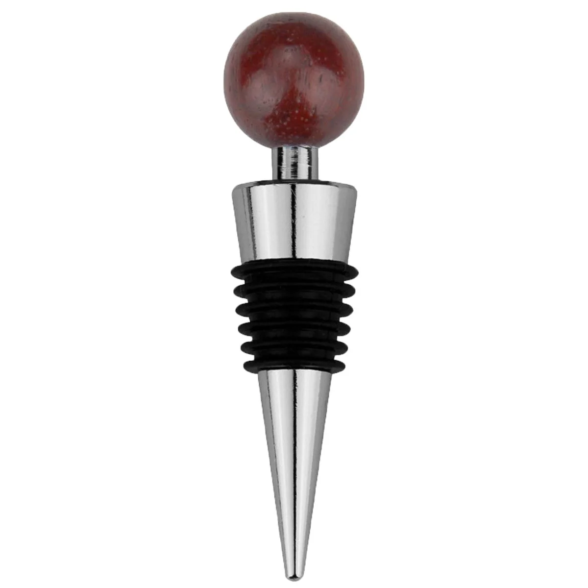 Custom Wooden Ball Wine Bottle Stopper