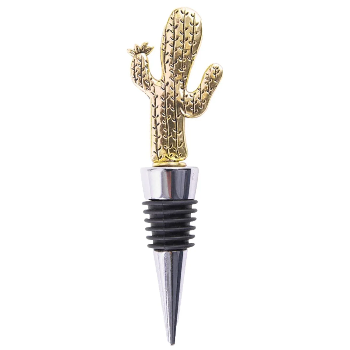 Custom Cactus Alloy Wine Bottle Stopper Party Favor