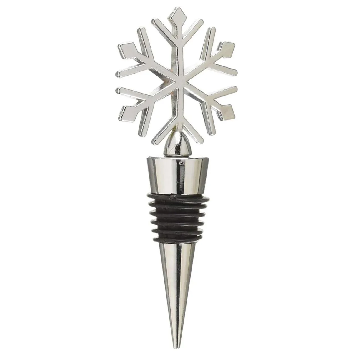 Snowflake Wine Bottle Stopper Customizable Charm