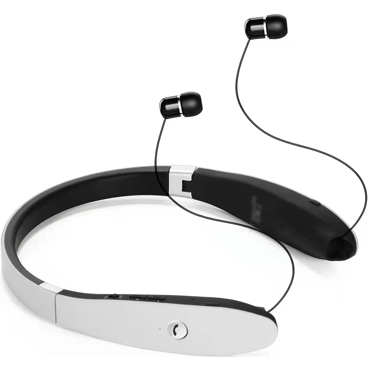 Retractable Neckband wireless sports earbuds