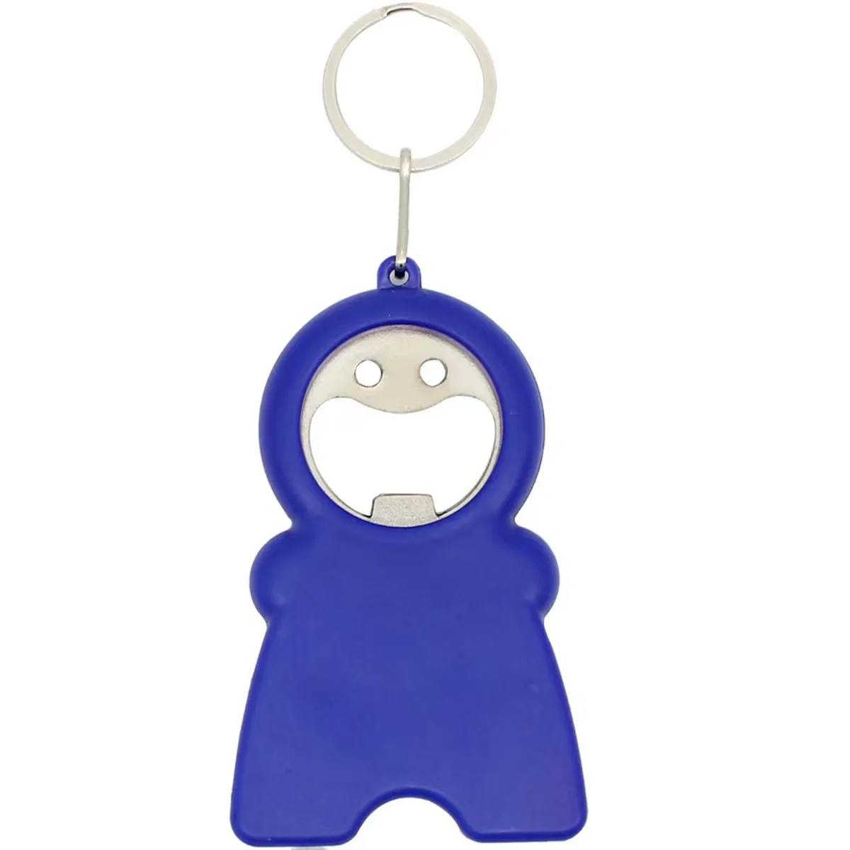 Multifunctional Keychain Bottle Opener LED Flashlight Ruler