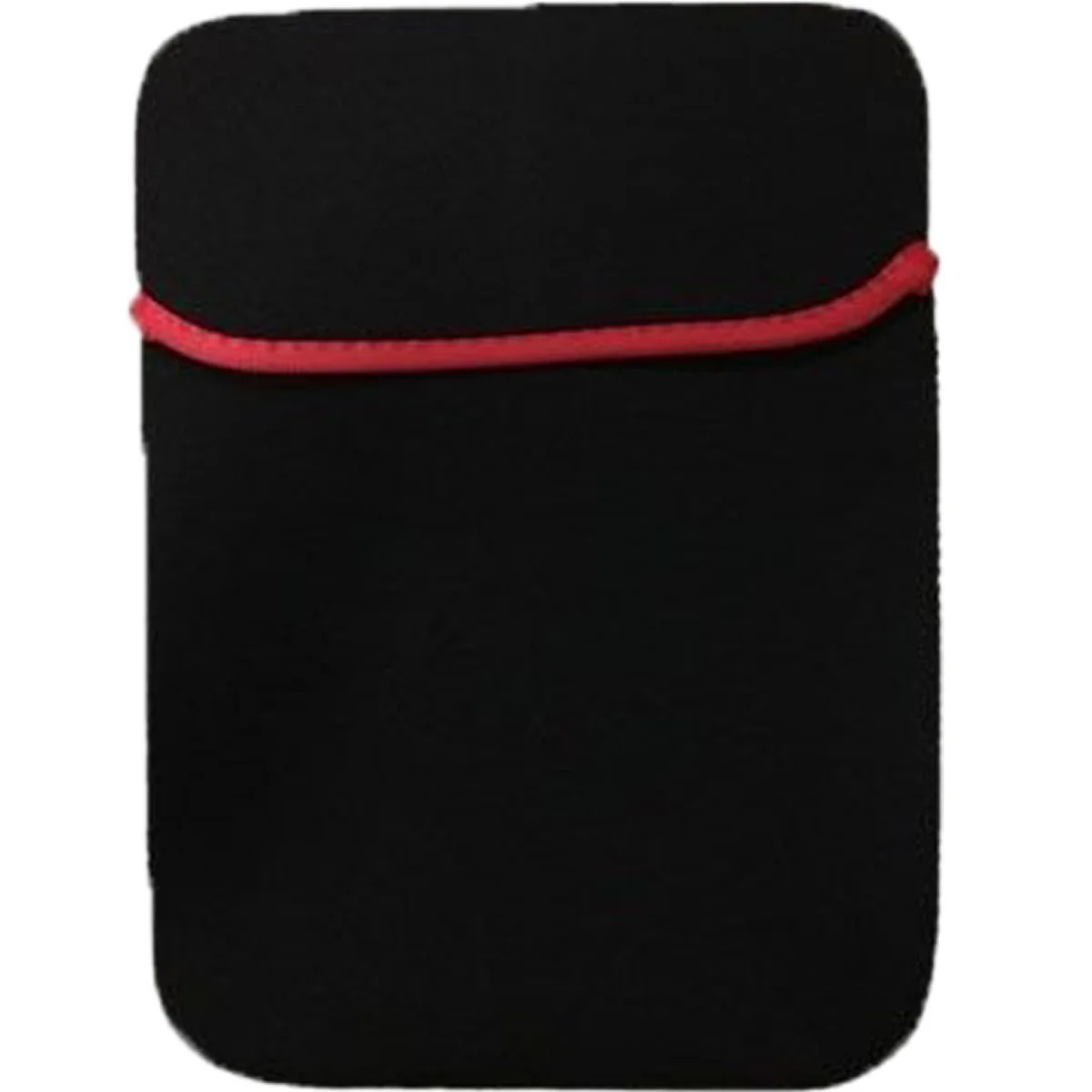 Reversible Neoprene Laptop Sleeve Black Red