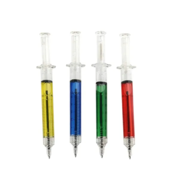 Novelty Syringe-Shaped Black Ink Pen