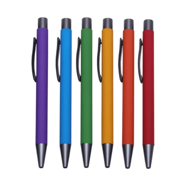 Soft-Touch Aluminum Click Signature Pen