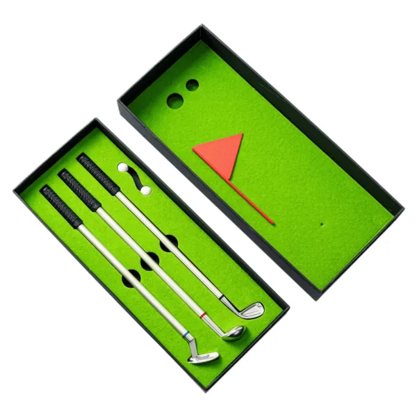 Mini Golf Club Ballpoint Pen Gift Set