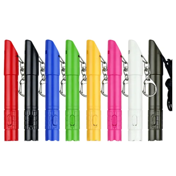 LED Whistle Pen with Lanyard