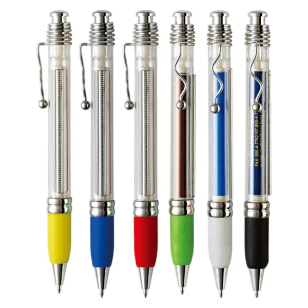 Star Pattern Retractable Metal Pen
