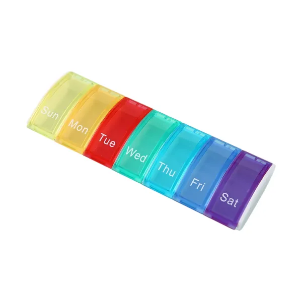 Portable Weekly Seven Cell Pillbox
