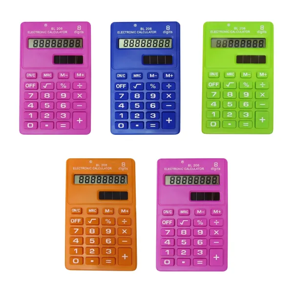 Colorful Desk Number Calculator