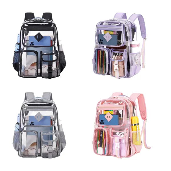 Clear Pvc Security Backpack
