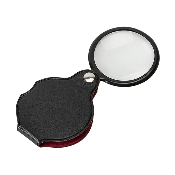 Foldable Leather Magnifying Glass Case