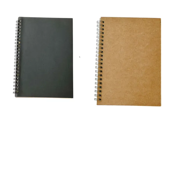 Vintage A5 Cowhide Coil Notebook