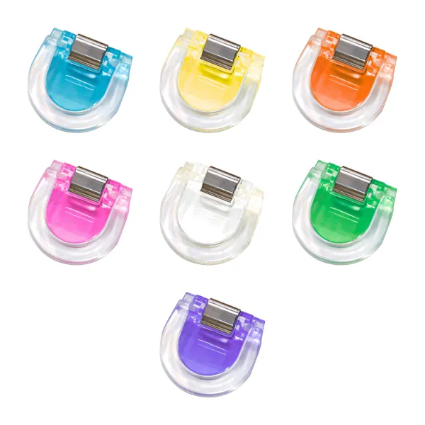 Colorful Clear File Clip